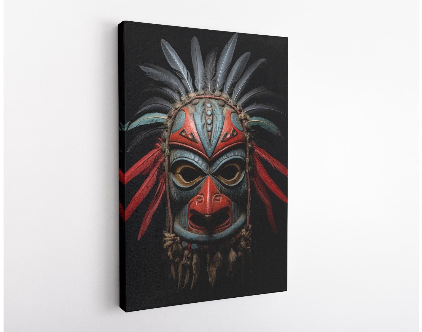 Ancestral Soul African Mask Africa Edition Canvas Wall Art Home Decoration