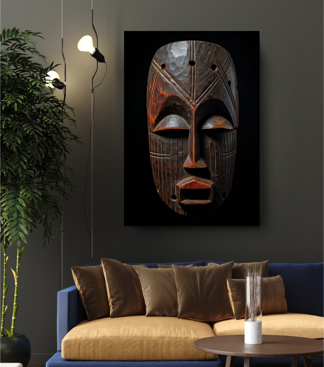 Celebration of Tradition African Mask Africa Edition Canvas Wall Art Home Decoration