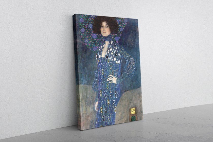Emilie Floge 1902 Canvas Print Wall Art Gustav Klimt