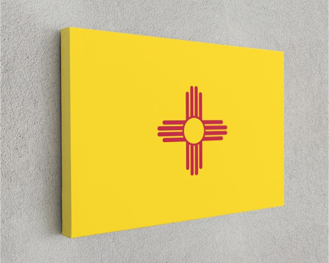 New Mexico State Flag USA Flags Edition Canvas Wall Art Home Decoration