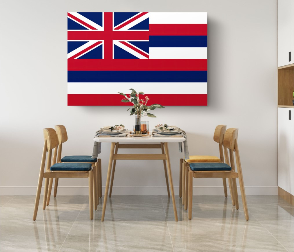 Hawaii State Flag USA Flags Edition Canvas Wall Art Home Decoration