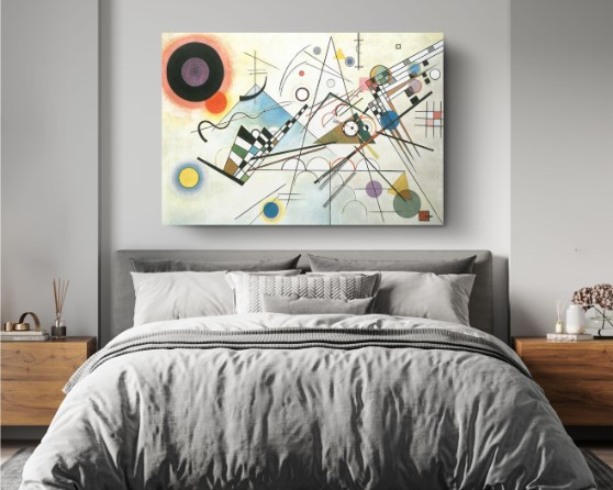 Composition VII Reproduction Wassily Kandinsky Canvas Print Wall Art
