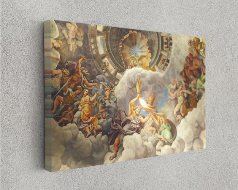 Zeus And Hera Greek Mythology Canvas Print Wall Art