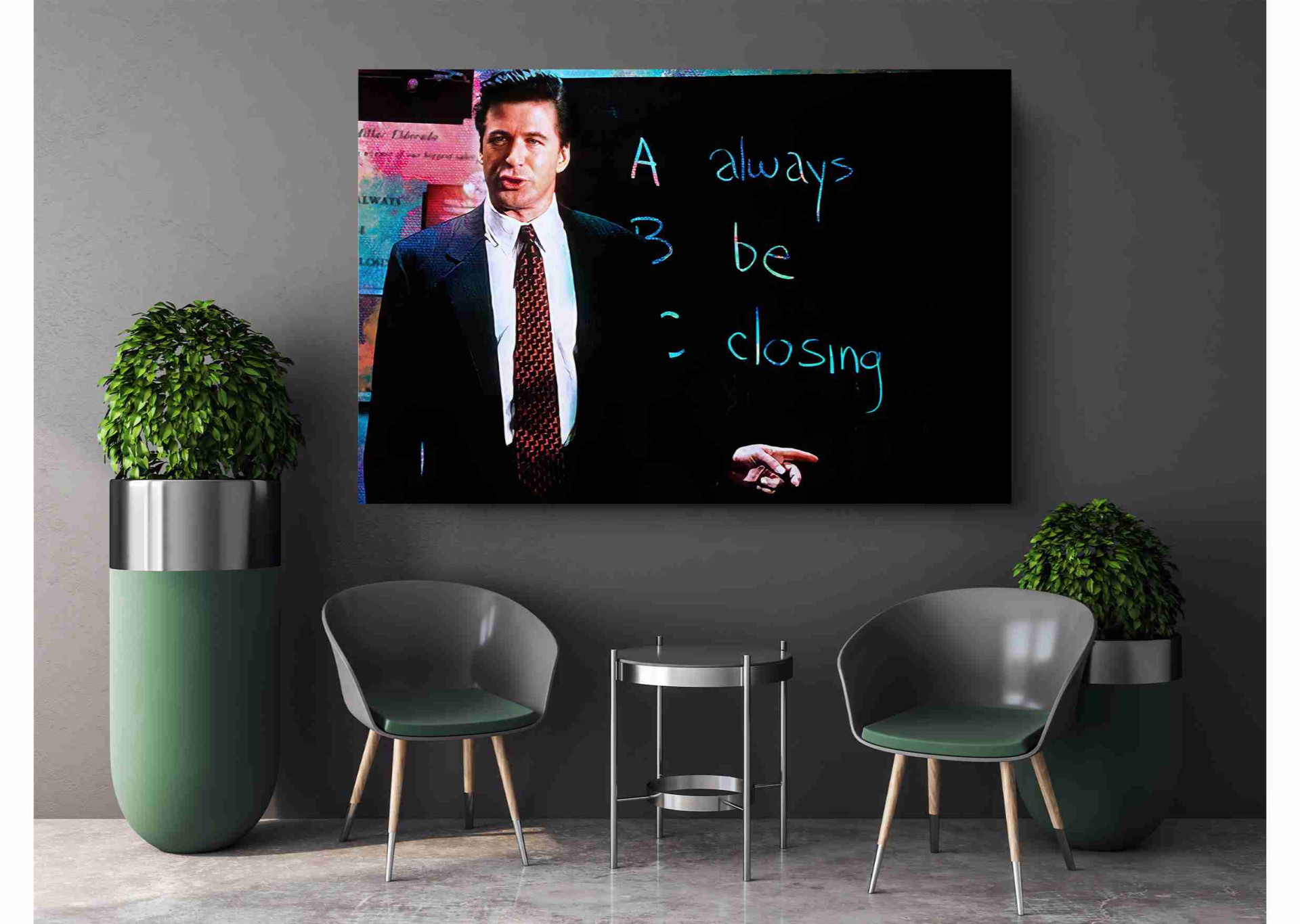 Always Be Closing Style ABC Movie Canvas Print Wall Art